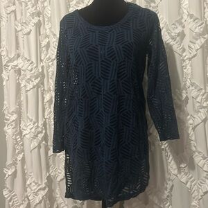 Ariat lace tunic top small   C